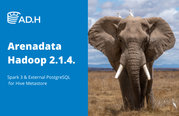 Hadoop with Spark 3 component and External PostgreSQL for Hive Metastore.