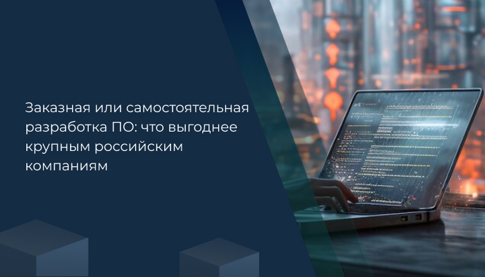Заказная или самостоятельная разработка ПО: что выгоднее крупным российским компаниям 