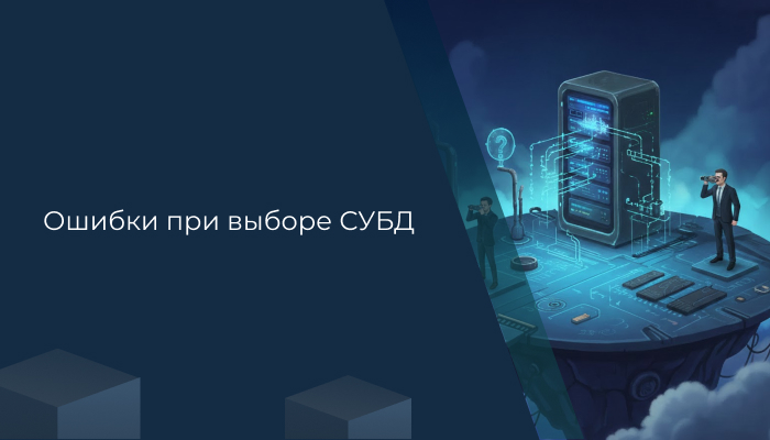 Ошибки при выборе СУБД